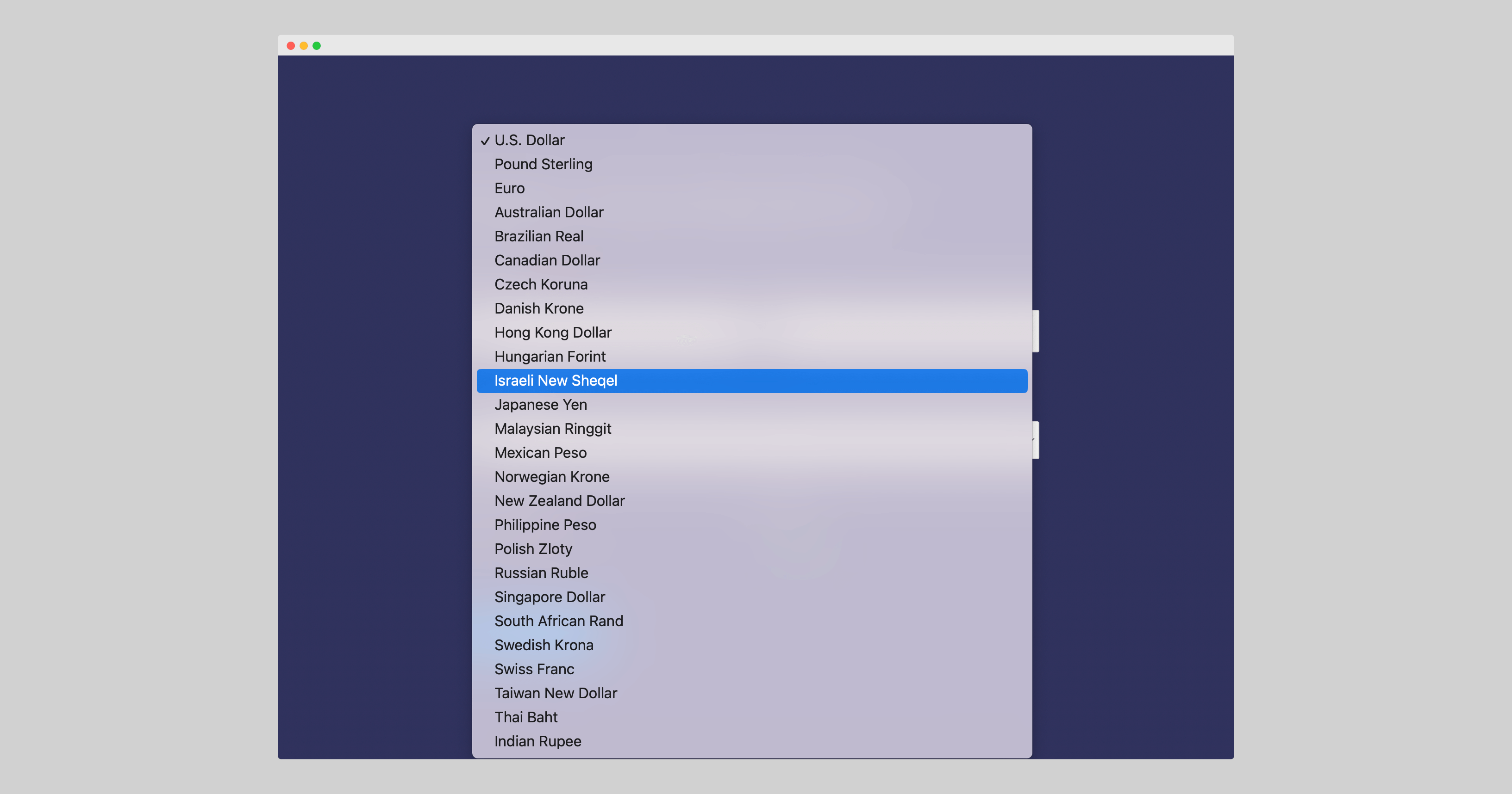 Support for All Currencies